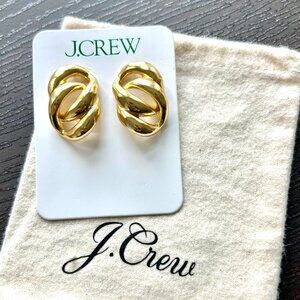 J. Crew Gold Link Earrings NEW